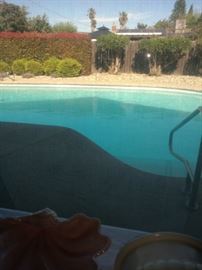 If it's hot you might find us in the pool :)