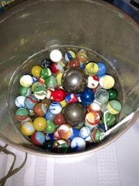 Can of marbles
