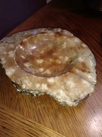 Alabaster ashtray
