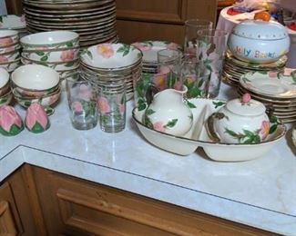 Large set of desert rose.