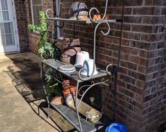 Tall bakers rack