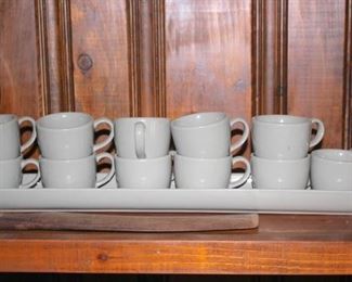 Tea Cups and Tray