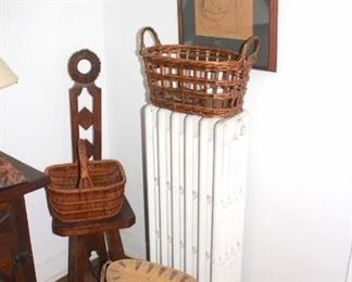 Assorted Baskets Throughout with Art