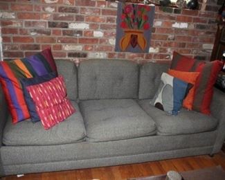 Sofa and Colorful Pillows