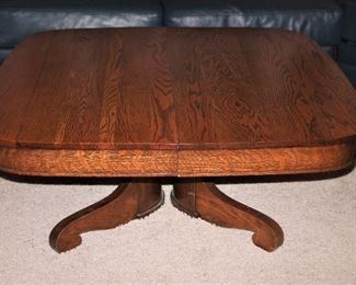 Antique Dining Table cut down to make coffee/cocktail table