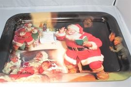 COKE TRAY  - SANTA CLAUS