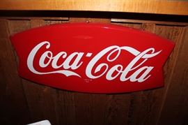 COCA-COLA FISHTAIL SIGN