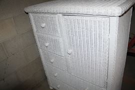 WICKER CHEST