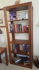 Oak bookshelf - $50