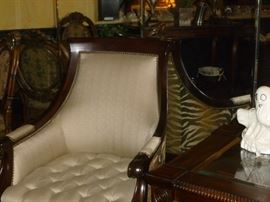 So you can see the back of the chair