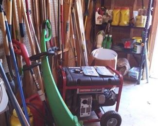 Shed Full of Yard Tools