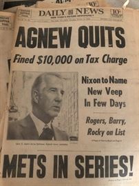 DOZENS OF HISTORIC NEWSPAPERS