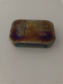 ICGA (International Carnival Glass Association) 1971 convention paperweight