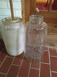 Mason "Star & Eagle" glass jug