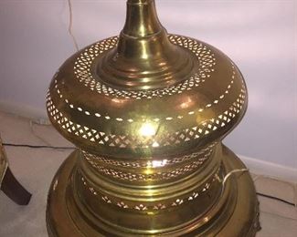 solid brass Turkish heater with lighting--gorgeous