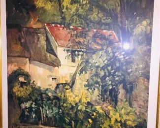 an early Cezanne print--beautiful