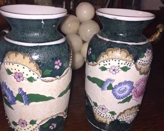 many beautiful Chinese and Taiwanese art brought back from their travels