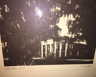 1978 lithograph by D K Gleason --"Belle Alliance"