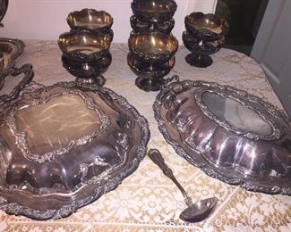 Sterling serving pieces