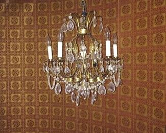 One of four chandeliers