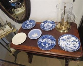 Collection of Blue and White Plates,