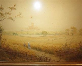 Close up of G Waters Painting