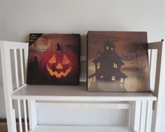 Quantity of Flicker Light Up Canvas Prints Different Scenes