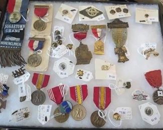 Collection of Military Medals, Grange Ribbon,