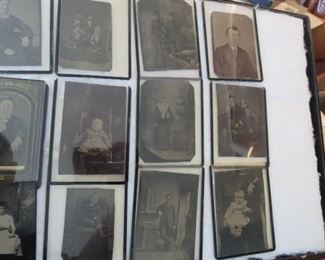 Collection of Tin Type Photos