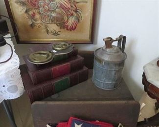 Peerless Oil Can, Faux Storage Books