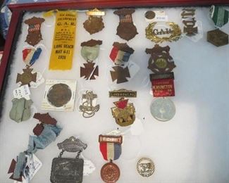 Collection of GAR Pins and Related Items