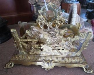 Bradley and Hubbard Mail Holder Brass Victorian