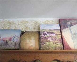 Selection of light Up Flickering Canvas Wall Art Newer