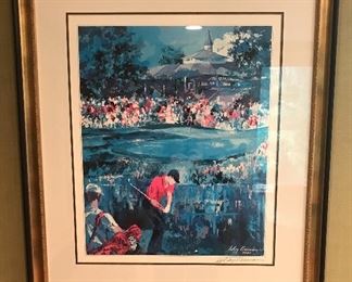 Signed Leroy Neiman lithograph