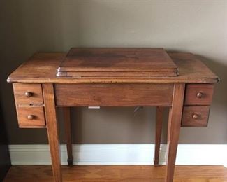 Really clean sewing machine cabinet