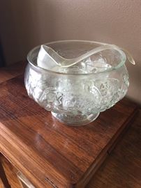 nice punch bowl and cups