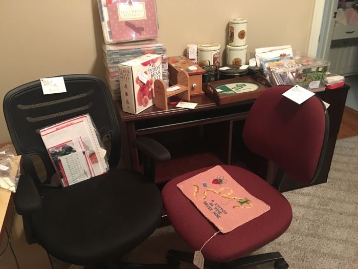 nice office chair and sewing machine chair