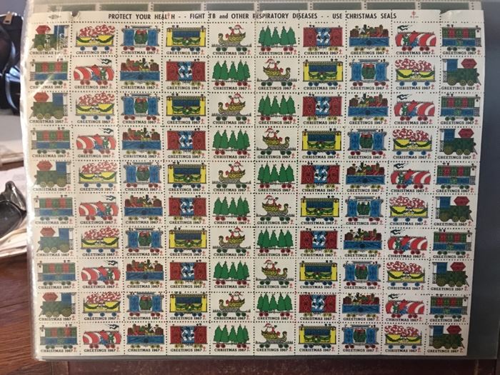 1967 Easter seal stamps