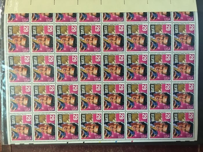 1992 Elvis Stamps 29 Cents