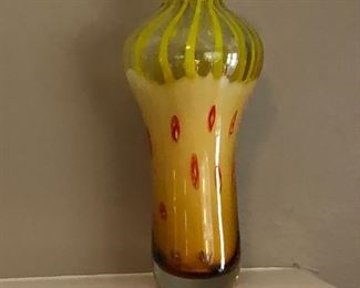 art-glass vase