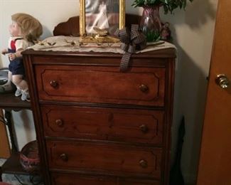 Vintage dresser with everything you see for sale