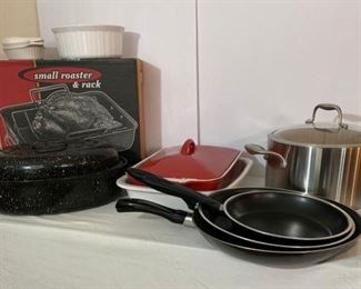 Roaster Pan and Casserole dishes