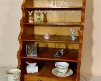 Spring Decor and handmade Wooden Shelf