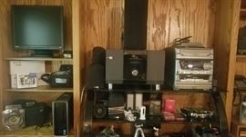 electronics, monitors, radios, stereos