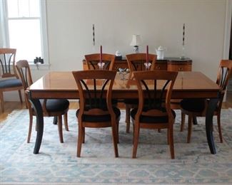 Mount Airy Biedermiere style dining room set
