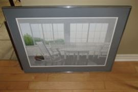 framed black and white