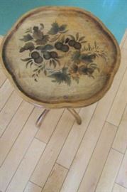 x hand painted table