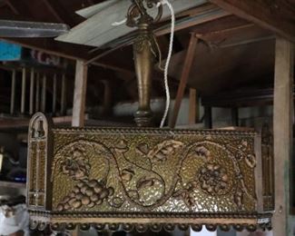 Iron chandelier Oscar Bach?