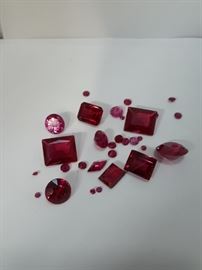 Loose Synthetic Rubies
