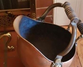Copper Fireplace Kettle